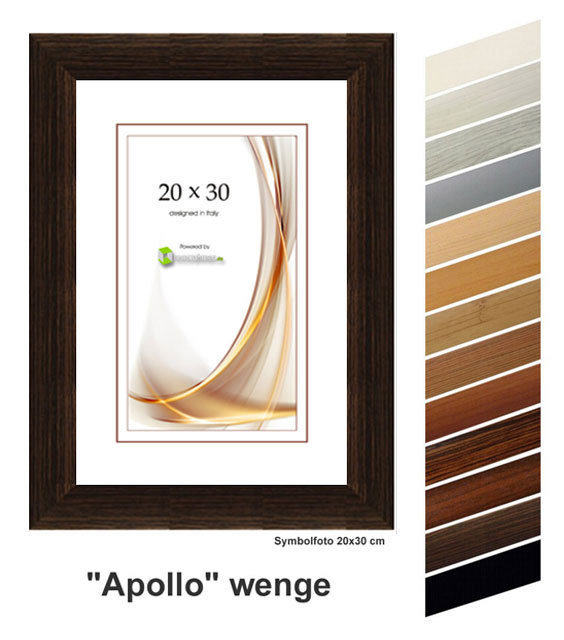 Bilderrahmen " Apollo" wenge farbig 9x13 bis 45x60