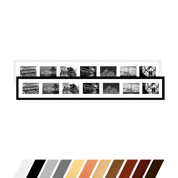 Collage Bilderrahmen Linea für 7 Bilder