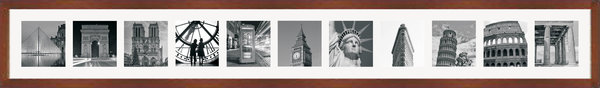 Collage Bilderrahmen Linea Galerie 11 Fotos 9x9 cm