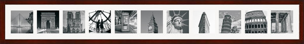 Collage Bilderrahmen Linea Galerie 11 Fotos 9x9 cm