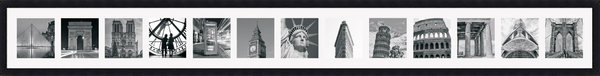 Collage Bilderrahmen Quadrat für 13 Bilder 9x9 cm