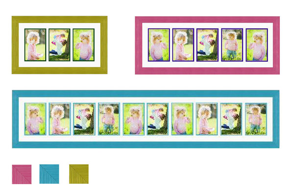Collage Bilderrahmen SIMPLY für 3-5 Bilder 10x15 oder 13x18