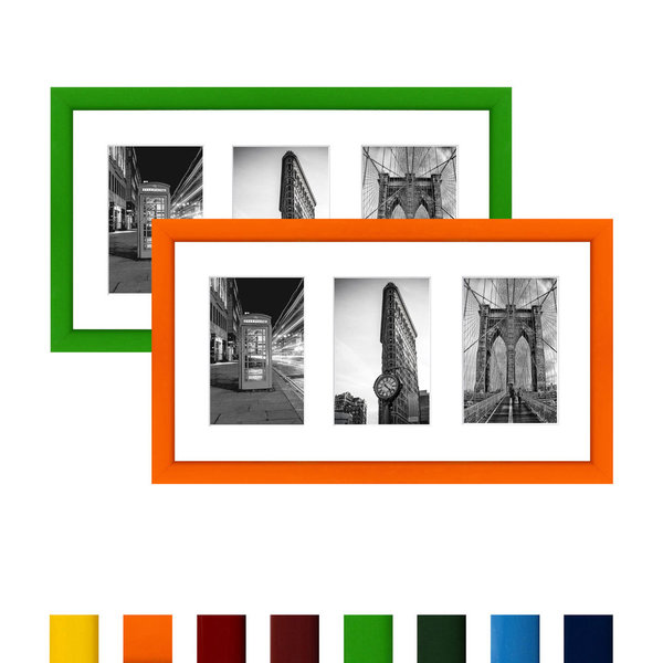 Collage Bilderrahmen CLASSIC für 3-5 Bilder 10x15 oder 13x18