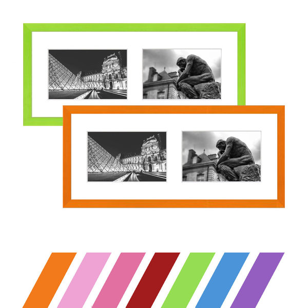 Collage Bilderrahmen Pino Color für 2 Bilder